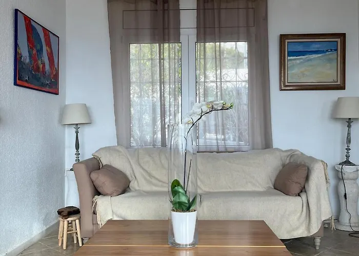 Panoramique Avec Piscine, Mas-fumats, Roses, Espagne Semesterbostad