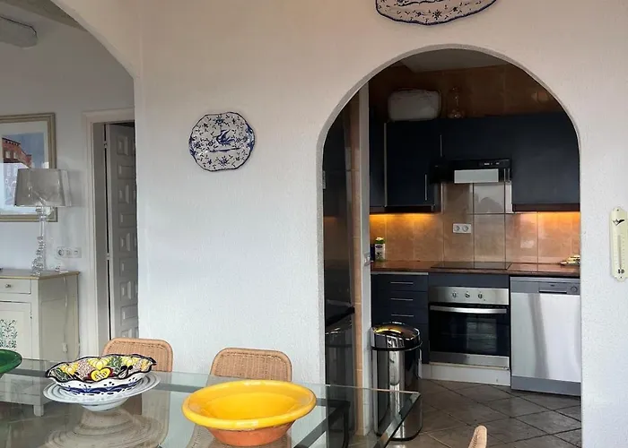 Panoramique Avec Piscine, Mas-fumats, Roses, Espagne Semesterbostad Rosas